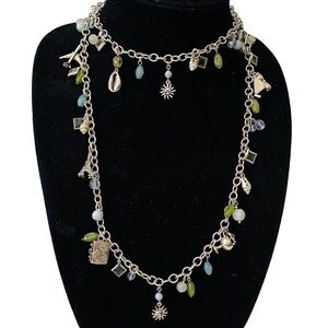 Vintage Fine Arf Lisa Greene FAC
925 Sterling Summer Vacation
Charm Necklace 40"